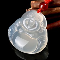 Ice Chalcedony Buddha Pendant Pendant Love Jade Pendant Agate Jade Jade Pendant Maitreya Pendant