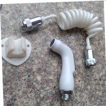Clean body washer nozzle white plastic toilet spray gun cleaning butt vagina flush anal body cleanser pressurization