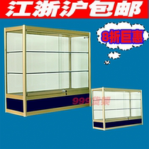 Boutique Titanium Alloy Shelving Model Exhibition Cabinet Jewelry Pharmaceuticals Accessories Mobile Phone Smoked Wine Cabinet Jade Jewellery Exhibition Cabinet