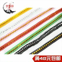 DIY accessories stage performance clothing lace 1066# lace 1cm wide 7 yuan a handful of 26 meters