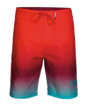 KBC Kite Surf @North Split mens straight cylinder cut gradient color beach pants red