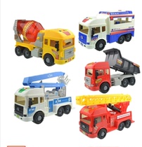 Baolexin inertial music engineering car Toy truck Mixer car Police car Fire ladder car Excavator Garbage truck