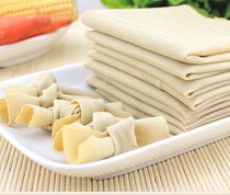Xinyang dried tofu Guangshan specialty thousand sheets tofu skin pure handmade 500 grams vacuum packaging plus ice bag delivery