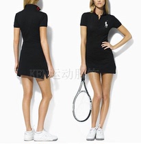 2021 New Girls Golf Dress Women Summer Dress Casual Short Sleeve Stand Collar Women Tennis Skirt