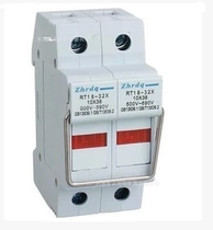 RT18-32X 2P rail installation fuse Fuse base with indicator light New PVC