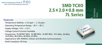 TXC TCXO 2025 2520 26M 26MHZ 26 000MHZ temperature compensated crystal oscillator 7L2600200