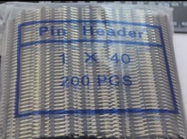 SPACING 2 54MM SINGLE ROW OF PINS Single ROW OF PINS 1*40PIN 200 PACKS 1 PACK 15 YUAN