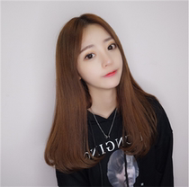 South Korea pear blossom fake mother wig supplies male change female cos middle bangs Womens Big Man natural simulation long straight hair