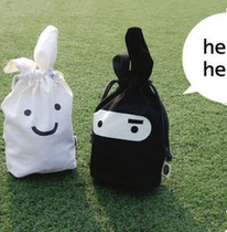 Ninja rabbit bundle mouth storage bag multifunctional drawstring fabric storage bag finishing bag bag sundry bag bag 30g