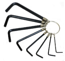 Taiwan Baoworkers HW-023 Import Chrome Vanadium Steel Mini Hexagon Wrench Inner Hexagon Wrench Group 1 5-6mm