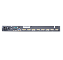 Qin An KinAn XL1708i 17 inch 8 oral mixing KVM-Over-IP switcher 1U rack remote