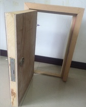Wooden fire door fire pipe well door Channel door clamp loose heat insulation fire door has Certificate size can be customized