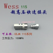 WESS Weishi internal thread 115 series 100MPA ultra high pressure quick connector