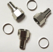 F-head metric connector High quality 75-5 cable cable plug is used on the distributor amplifier