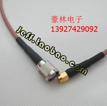 Cable SMA male to TNC male RG142 silver-plated double shielded cable TNC SMA-JJ 1 meter