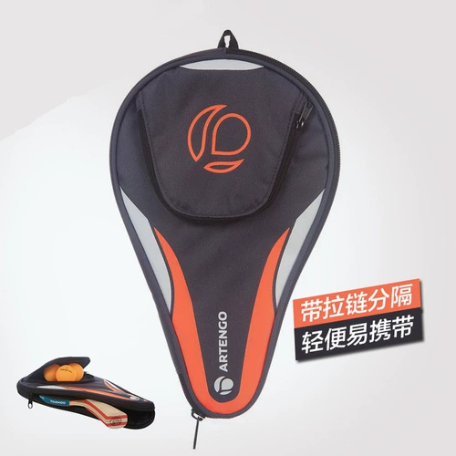 Decathlon, портативная ракетка для настольного тенниса, спортивная сумка