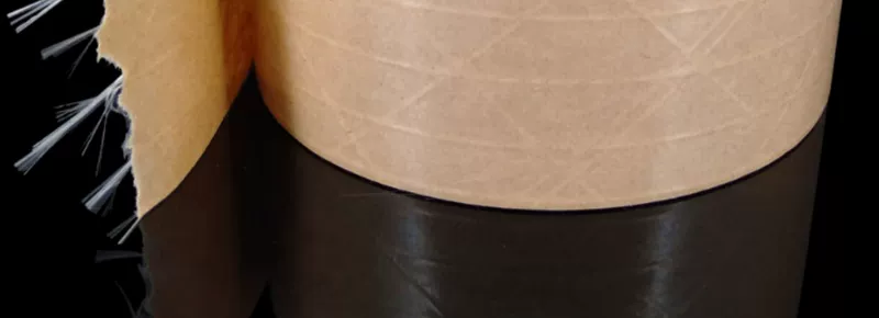 Băng keo dán và đóng gói giấy kraft sợi tự dính không chứa nước Băng keo dán và cố định đường dây sợi gia cố