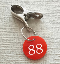 Number number digital hand restaurant spicy hot number with clip storage number registration key tailor