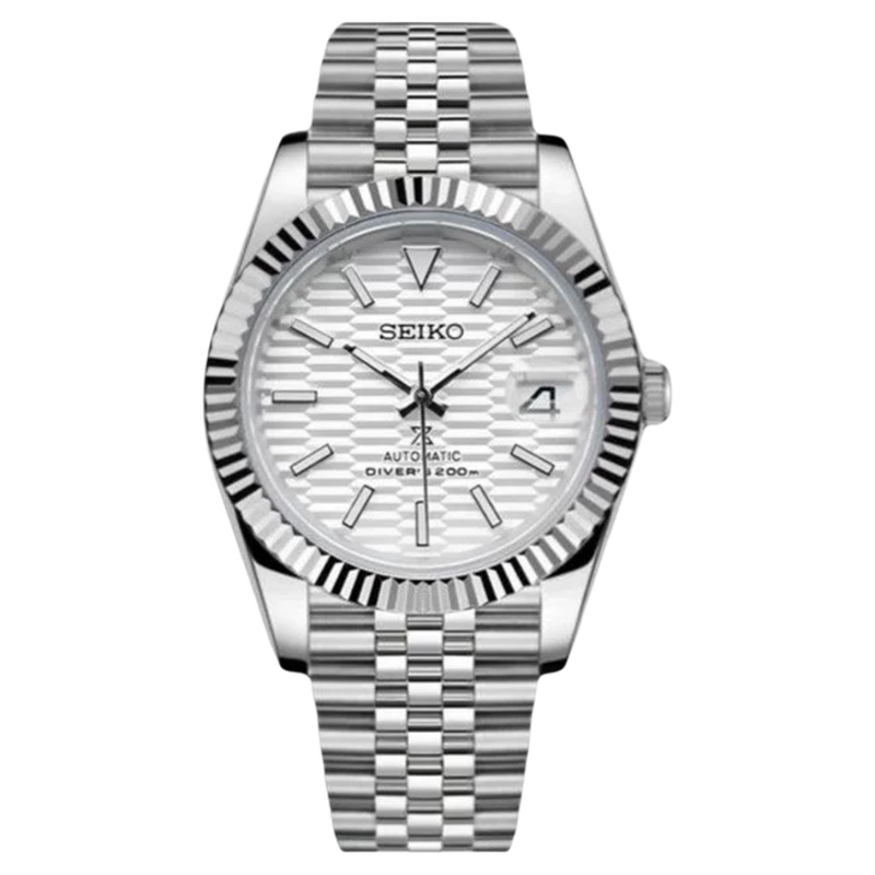 Watch Accessories 36mm Dial Silver Studs Suitable for Japanese Nh35 Movement