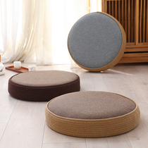 Day-style bushel cushion home ground Baton Buddhist meditation cushion round floating window tatami Zen tea road cushion