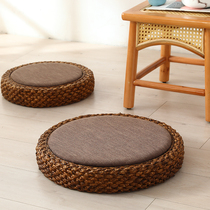 Day-style tatami cushion rattan chic round meditation meditation cushion home floor tea room cushion bushel cushion ground