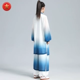 昊吉 Комплект подходит для мужчин и женщин, костюм для единоборств, коллекция 2022, градиент, 3 предмета, китайский стиль, делается под заказ