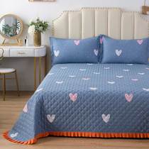 Cotton bed cover single piece 2021 New Four Seasons universal spring and autumn high-grade tatami sandwich cotton thick sheet bed cover