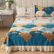 Pure cotton sheet single piece 100 cotton pillowcase three-piece set summer season bed podium single net red one meter two home