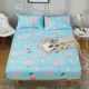 Giường bông một mảnh dày thô cũ vải bông phủ giường 笠 vỏ bảo vệ 1 m 8 phủ bụi nệm bọc nệm cao su Ga chun và ga phủ