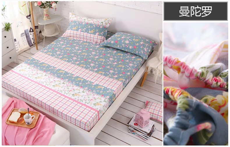 Được trang bị bông một mảnh bông 1.5 / 1.8m nệm bìa bedspread Simmons bảo vệ giường che dấu giường bìa mùa hè - Trang bị Covers