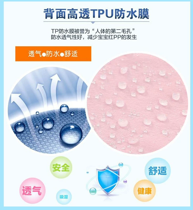 Giường chống thấm 笠 尿 Tấm nệm một mảnh trải giường ga giường chun