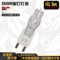 Yurong high power 2500W film and television dysprosium lamp 2 5K photography camera high color temperature cold white light gold halogen bulb