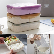 hộp cơm điện giá bao nhiêu Yousiju Hộp ăn trưa tách biệt lớn Hộp cơm trưa Một lớp Hộp bảo quản trái cây di động Hộp hình chữ nhật Muỗng Hộp Bento - Hộp cơm điện sưởi ấm nồi cơm hâm nóng
