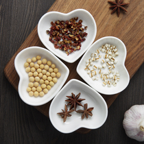 Yousiju white ceramic seasoning plate Japanese seasoning plate kitchen with sauce and vinegar plate hot pot seasoning small saucer