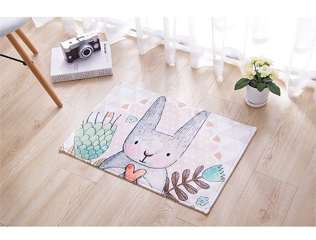 Dễ thương phim hoạt hình chống trượt mat phòng ngủ phòng khách cửa thảm nhà bếp phòng tắm cửa mat pad thấm cửa mat - Thảm sàn xốp trải sàn cho bé