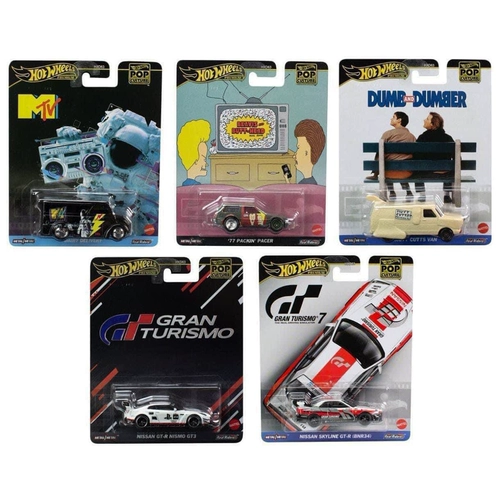 Hot Wheels Автомобиль Ретро Развлечения Культура Популярный Nissan GTR34 Dumb Agua Модель автомобиля из сплава