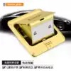 Melan Riland All copper damping ground socket Pop-up telephone computer network combination ground socket Home waterproof