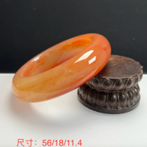 Ruihuang Cui Natural Jade Fine Jewelry Yunnan Huanglong Jade Tire Edition Hongshansuji 56 Circle Jade Bracelet Certificate