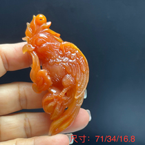 Ruihuang Cui Natural Jade Yunnan Huanglong Jade Fine Jewelry Yingming Shenwu Pendant Sweater Chain Gift Certificate