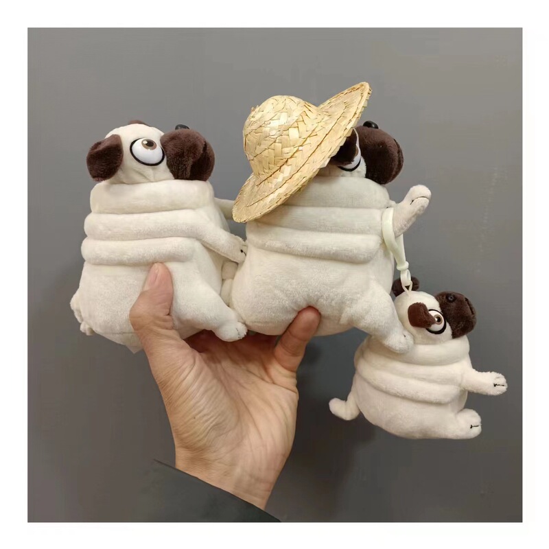 Foreign Trade Cute and Funny Shar-Pei Pug Plush Toy Doll
