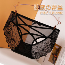 Sexy ladies underwear light and comfortable breathable charming hollow transparent breathable beautiful girl explosive no trace breifs