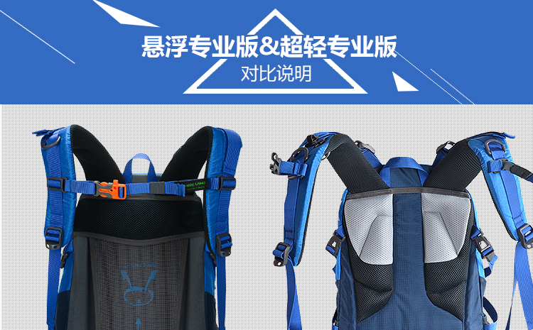 Bắc Cực thể thao ngoài trời túi đeo vai du lịch đi bộ đường dài cưỡi ba ​​lô giải trí không thấm nước và chống trầy xước 40L nam nữ túi local brand