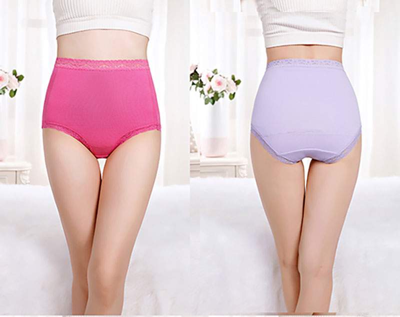 Cung điện ấm áp eo cao ấm áp bằng vải cotton tam giác quần áo phụ nữ eo và mùa đông cộng với nhung dày sau sinh của mẹ các loại quần lót nữ