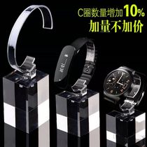 Qinmay Sunny Acrylic Watch Display Heated Bracket Black Transparent Props Shooting Watch Fashion Tray