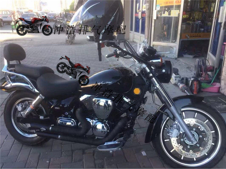 Cruise Retro Lifan V16 Modified Harley VH Exhaust Pipe