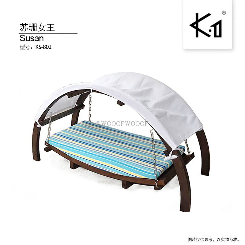 K1 Pet Furniture Susan Queen Susan Solid Wood Pet Bed Dog Nest Cat Nest Cradle Cat Swing