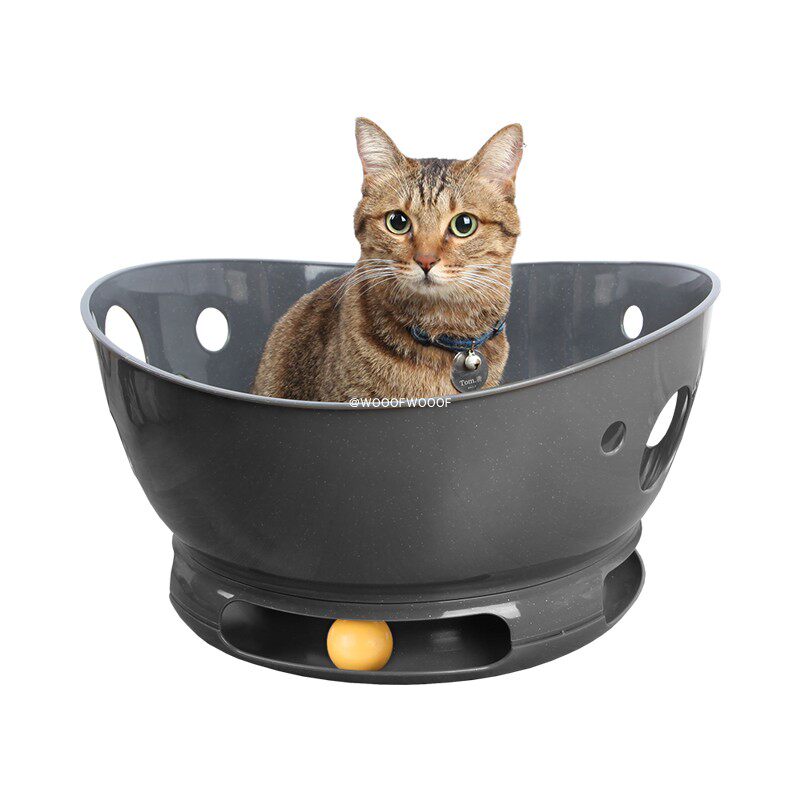JacksonGalaxy US JG training cat recommends multifunction cat toy space station cat grip plate grinding claw nest