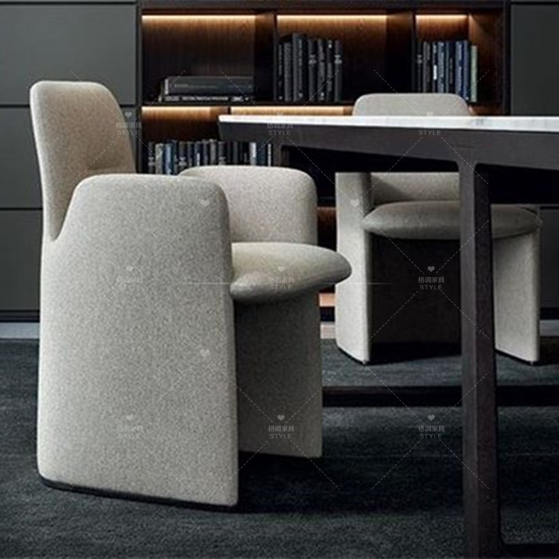 Nordic light luxury designer creative leisure chair sales office reception negotiation sofa chair model room study back chair