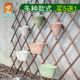 Alice hanging wall-mounted flower pot free shipping Chlorophytum resin hanging semi-circle hanging basket pothos hanging flower pot