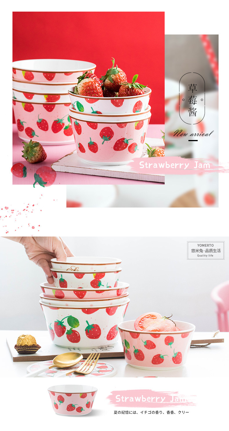 Use of household web celebrity ins lovely creative children ceramic one girl food plate to use individual bowls